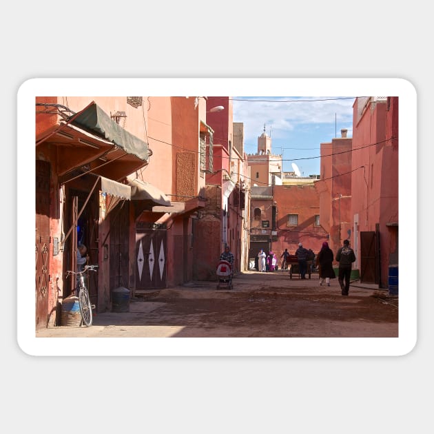 Marrakech - Street life Sticker by rollier